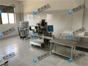 臺州玉環(huán)客戶，購買XZ-99包餡機，調(diào)試安裝完成