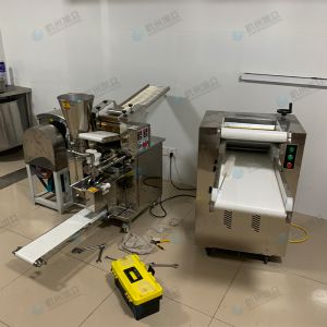 仿手工餃子機(jī)包餃子外觀好看均勻，客戶都說好